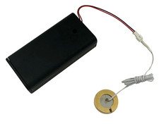 Dolls House LED Light Power Kit 2 x AA Battery Box Connected to Base Plate