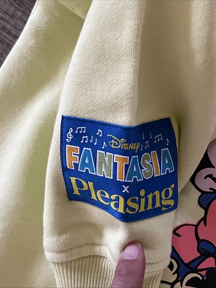 Sudadera Disney Fantasia X Pleasing L'Apprenti Logo Sorcier Talla XS Sin Etiqueta. Foto 4 de 4