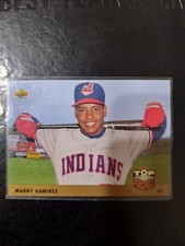 1993 Upper Deck Manny Ramirez ROOKIE #433 Cleveland Indians Top Prospect