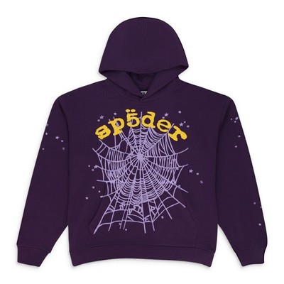 NWT SP5DER PURPLE STAR OG WEB V2 HOODIE SIZE XL $200 | eBay