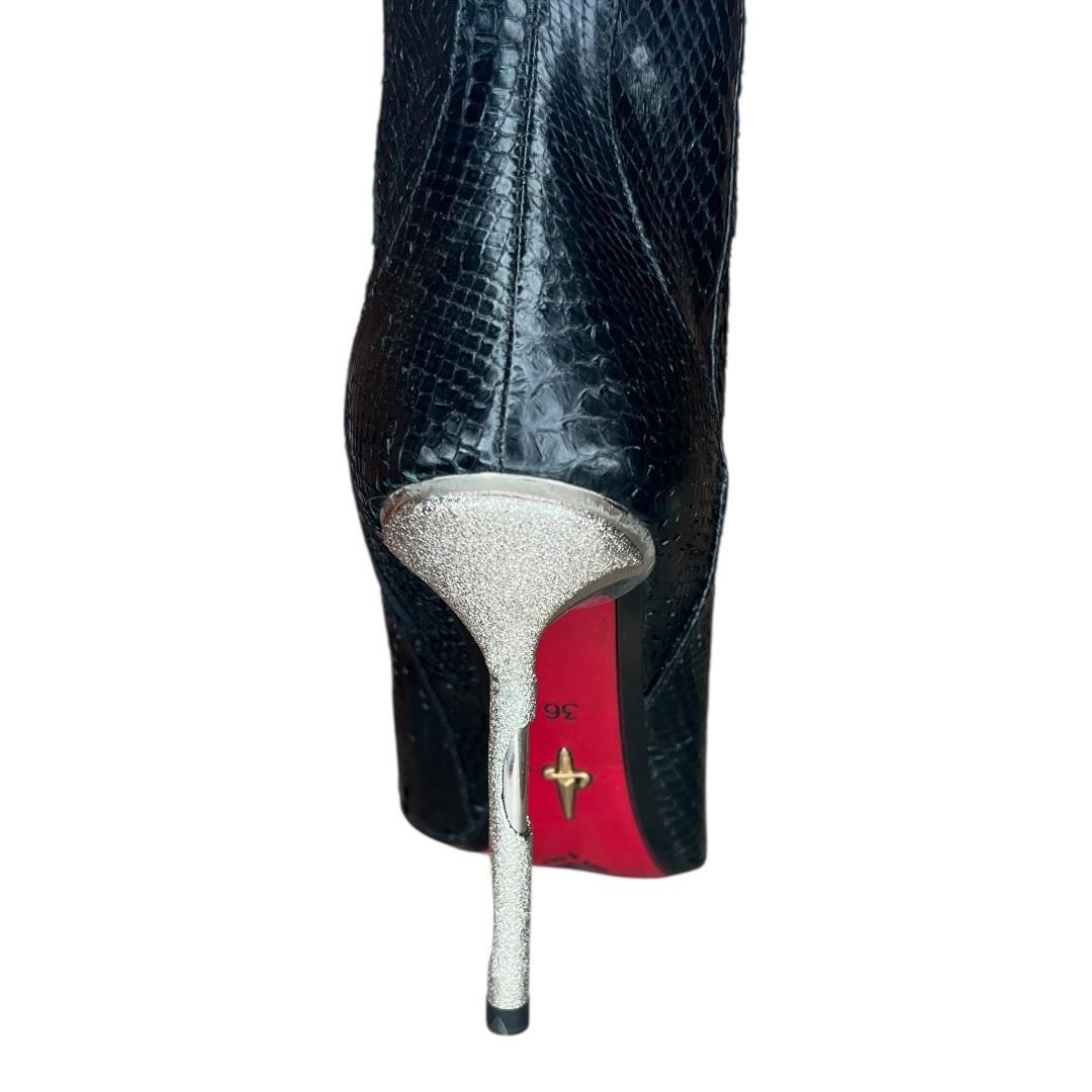 $1600 Cesare Paciotti Python Stiletto Boots EU 36 Italian  display picture 1