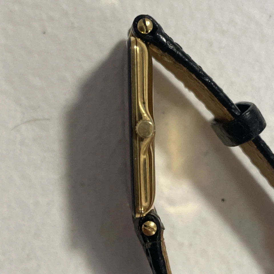 Raymond Weil Geneve Othello oro macizo damas cuarzo 52 diamante real negro  Foto 3 de 4