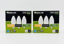 Maxlite 5w Replacement Led Frost Filament B10 Light Bulbs - 6 Pack Two 3 Packs