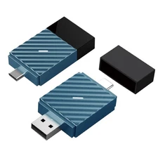 2-in-1 Carplay Android Auto Wireless Adapter 2024 Upgraded for 99% Cars Conve...