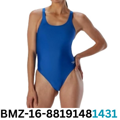 Speedo Women's Swimsuit One Piece ProLT Super Pro Solid Adult, Speedo Blue, 8/34