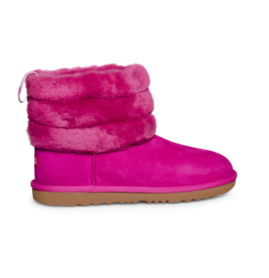 UGG Kids Fluff Mini Quilted Style 1103612K - Fuchsia / Pink | eBay