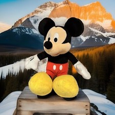 Disney World Mickey Mouse Plush 8" Bean Bag Souvenir Toy Stuffed Animal