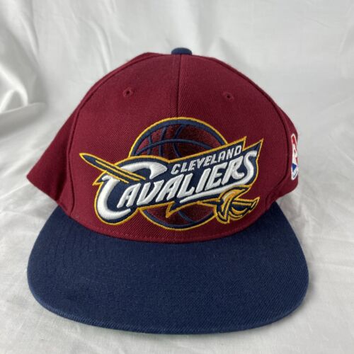 Mitchell & Ness Cleveland Cavaliers XL Logo Snapback Hat NOSTALGIA CO. - Picture 1 of 9