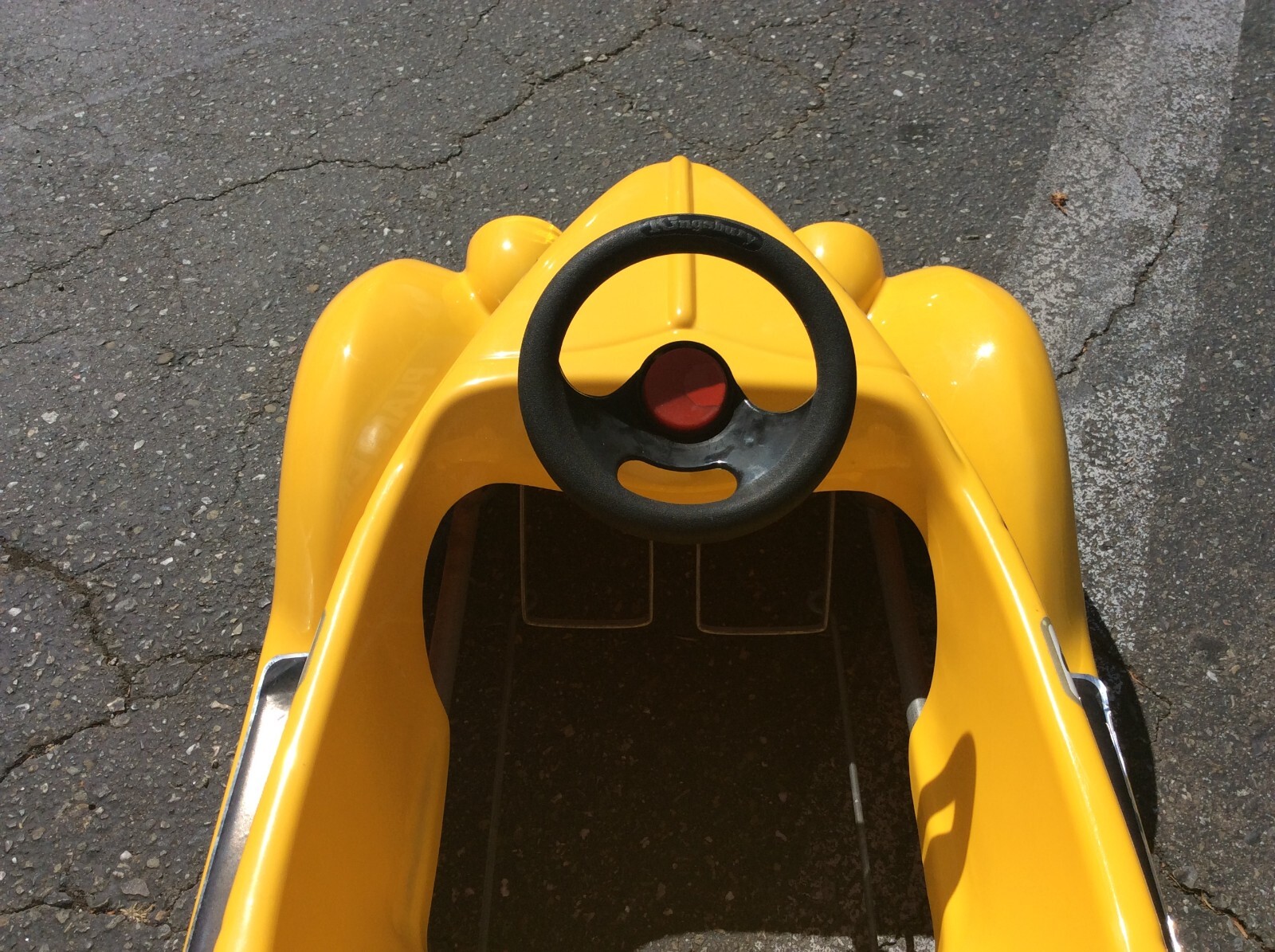Kingsbury pedal car Yellow eBay