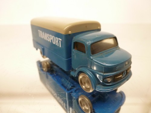 LEGO 651-2 MERCEDES BENZ TRANSPORT TRUCK - BLUE 1:87 - GOOD CONDITION - 122 - Picture 8 of 8