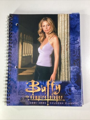 Buffy The Vampire Slayer Student Planner 2001 Nice Pics Gellar Rare - Picture 2 of 20