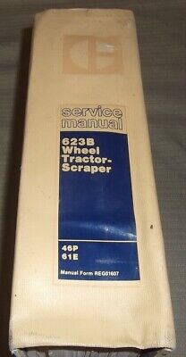 CAT CATERPILLAR 623B WHEEL TRACTOR SCRAPER SERVICE SHOP REPAIR MANUAL