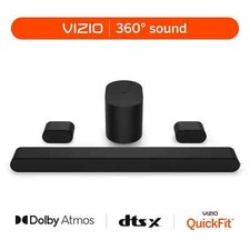 Vizio 5.1 Soundbar with Wireless Subwoofer  2 Surround Speakers, SV510X-0806