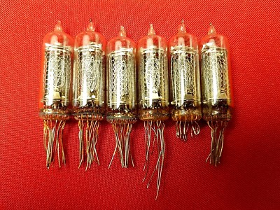 IN-16 IN16 Nixie Tube ussr vintage lamp for clock BIG GRID RARE USED TESTED 6pcs