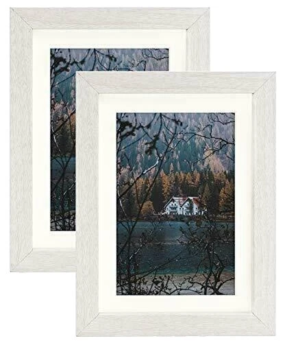 Conjunto de Quadro de Madeira Art Deco Molduras