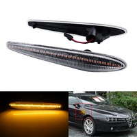 Klar Linse Gelb LED Seitenblinker FüR Alfa Romeo 159 BJ 2005-2011,Bera 2005-2010