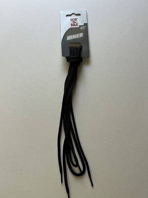 Sof Sole 45'' Hiker Shoe Laces in The Color Black for Shoes NWT