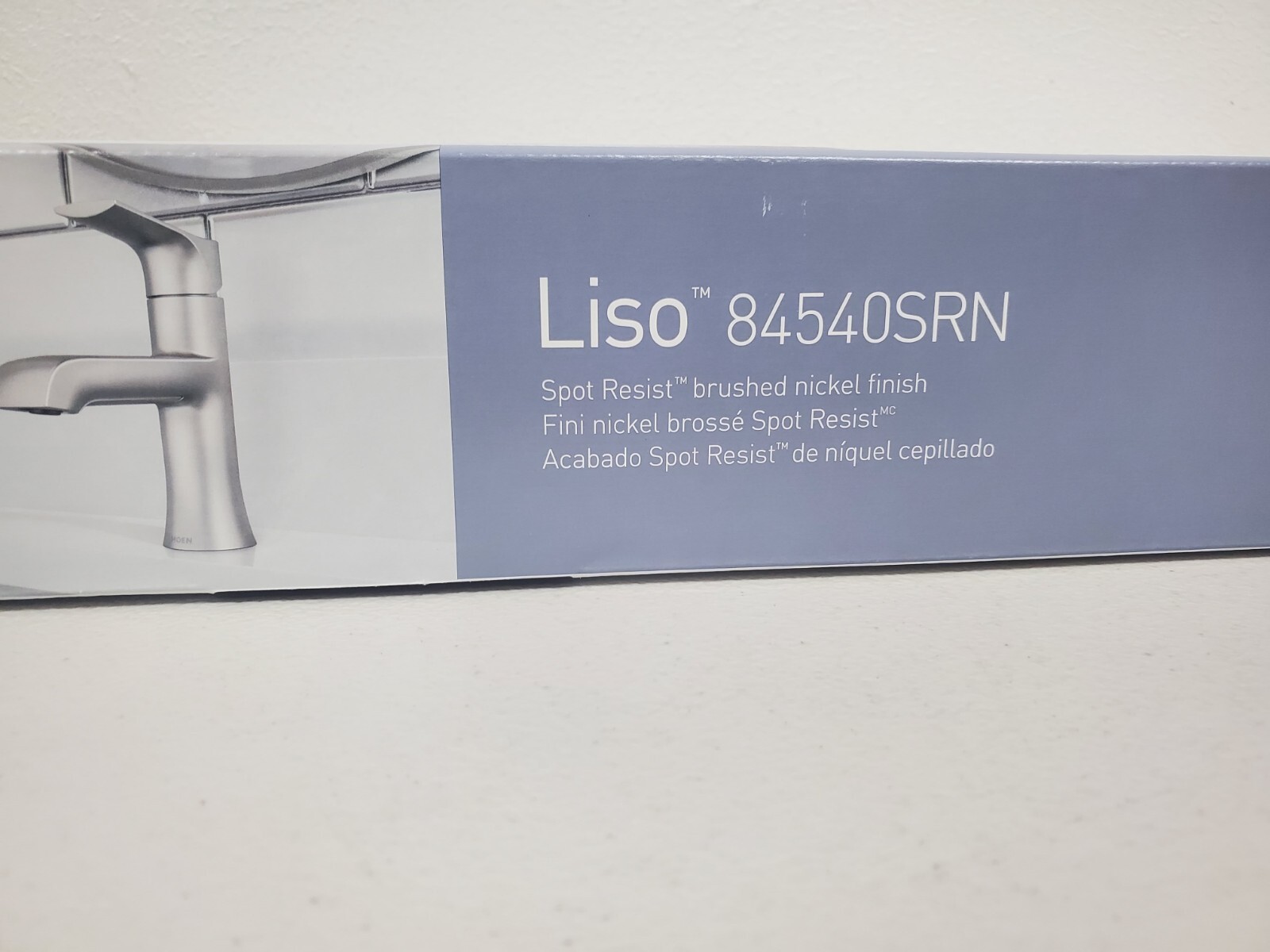 Moen Liso 84540SRN Bathroom Sink Faucet Brushed Nickel eBay