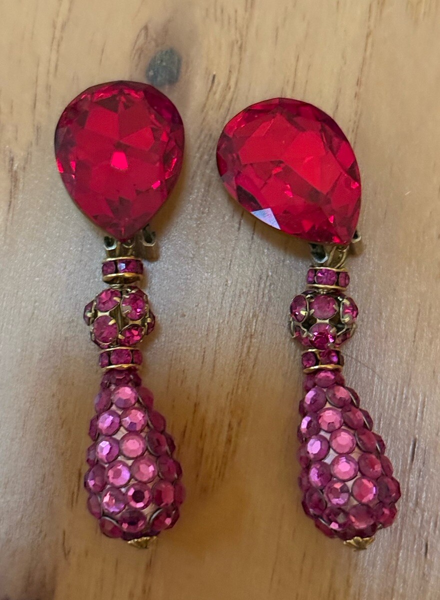 Signed Heidi Daus Rhinestone Statement Necklace W… - image 8