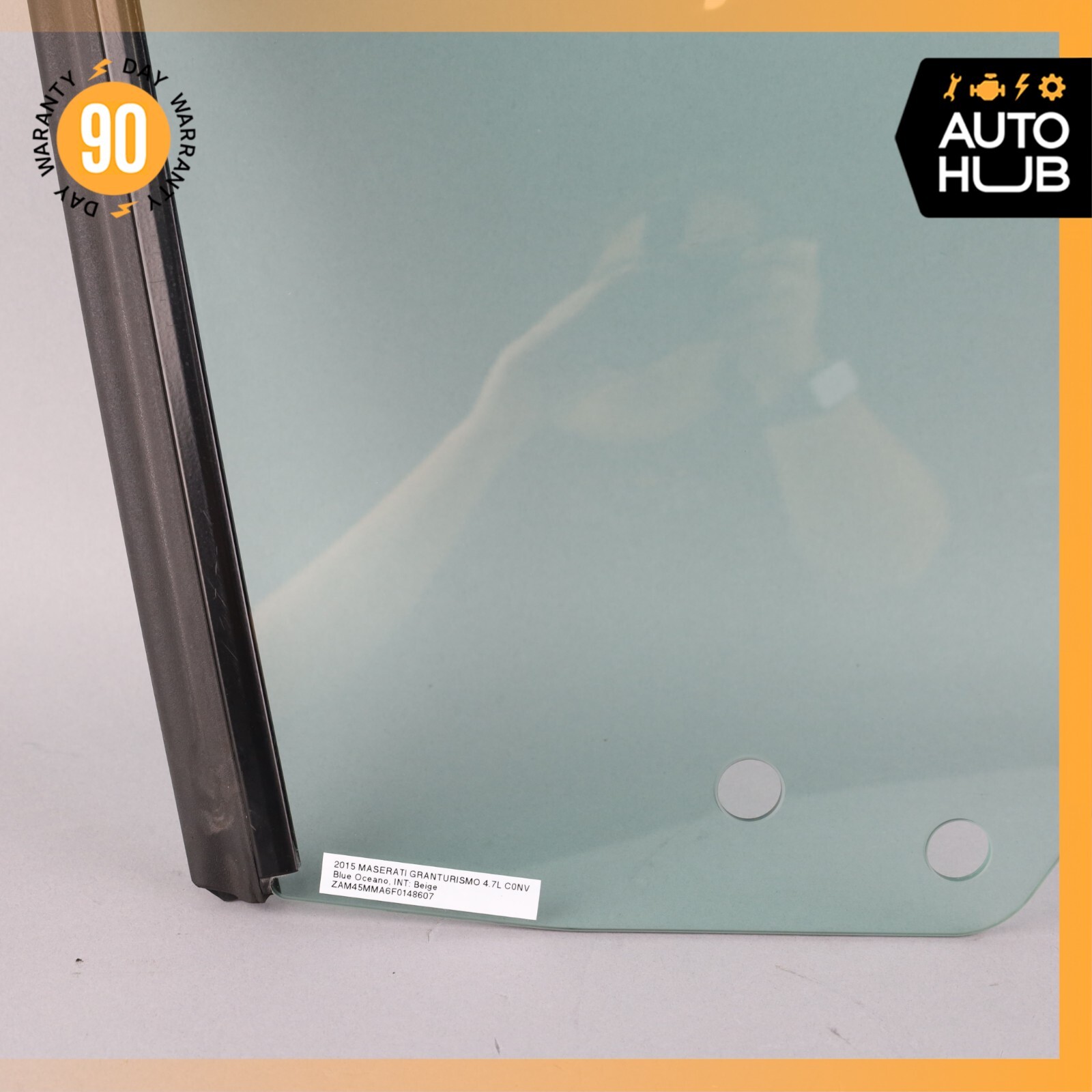 Maserati GranTurismo S Convertible Rear Left Side Quarter Window Glass OEM 17k