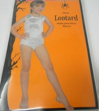 Girls WHITE Leotard Size Small 4-6