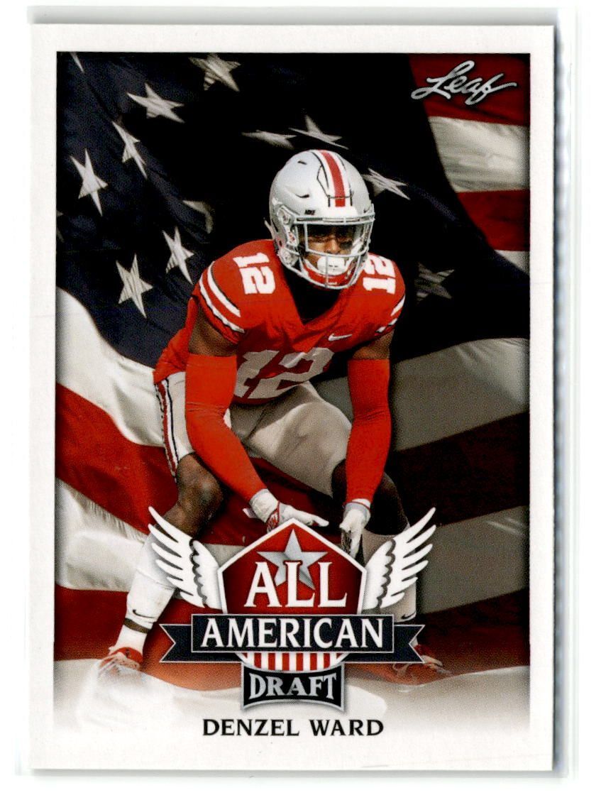 Denzel Ward Leaf Draft All-Americans #AA05 Base
