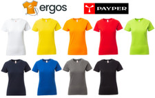 Payper PRINT LADY T-Shirt Girocollo Mezza Manica da Donna 100% Cotone Maglietta