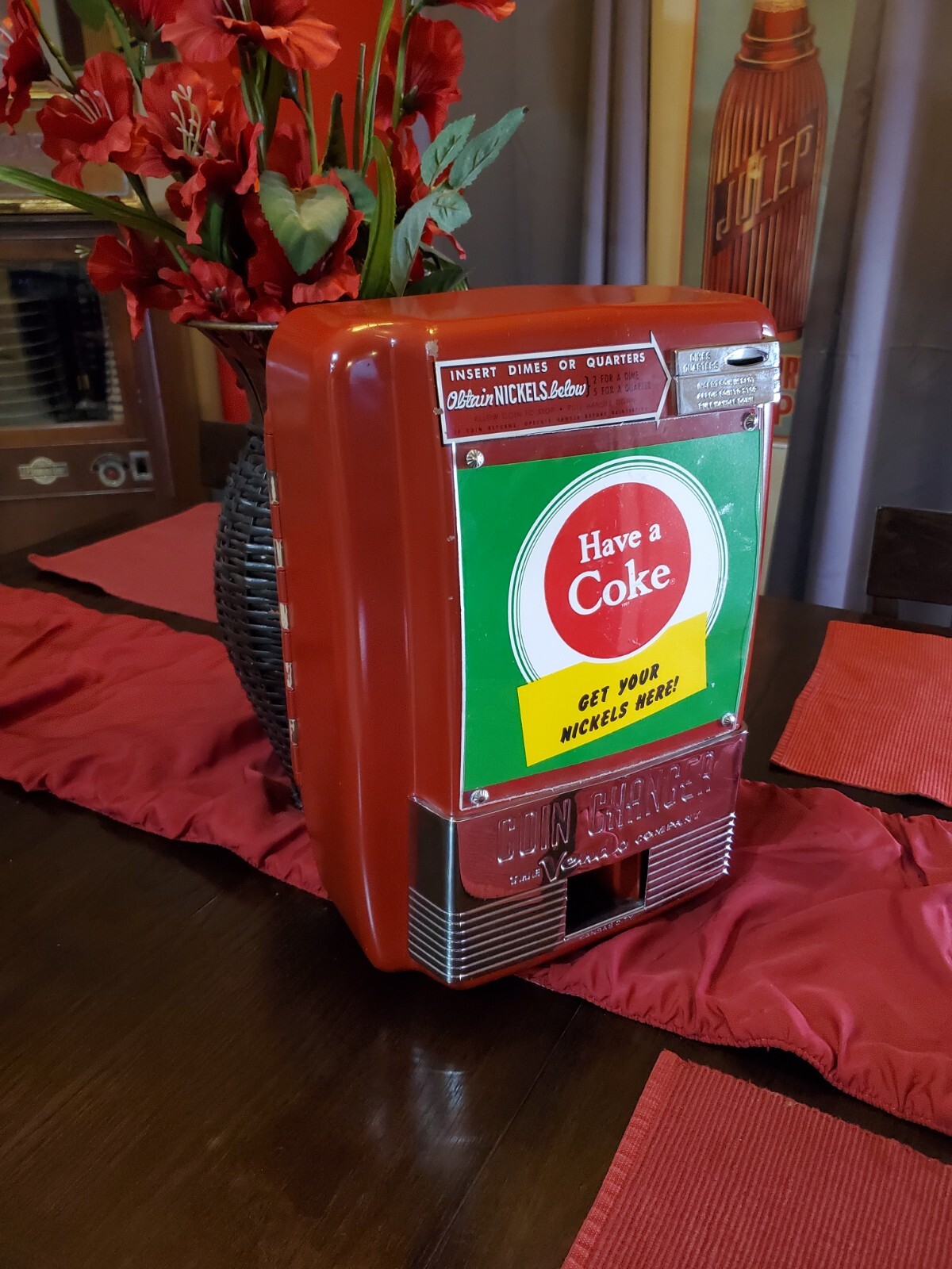 Rare CocaCola Vendo Coin Changer eBay