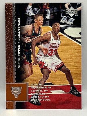 ＠NBA ブルズ コメモラティブカード (UPPER DECK 1996) NBA ブルズ コメモラティブカード (UPPER DECK 1996)