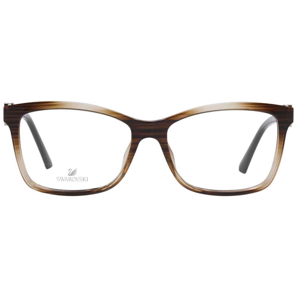 Swarovski SK5255 047 Brown Striped Plastic Frame 53-15-140 SW5255