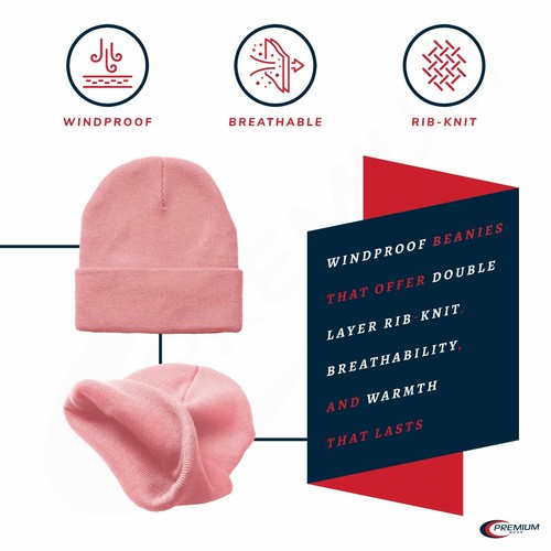 Unisex Winter Fold Over Ski Hat Beanies Your Choice of 10 Colors FREE SHIPPING - Picture 46 of 92