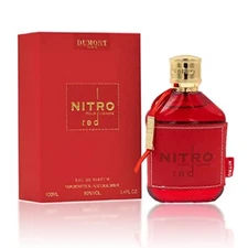 Nitro Red Pour Homme by Dumont Paris EAU DE PARFUM SPRAY 3.4 OZ for MEN