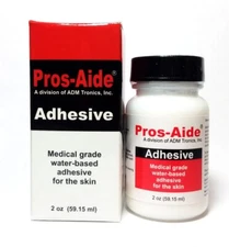 Pros Aide Medical Grade Adhesive 2 oz Non Latex Waterproof Makeup Bonding