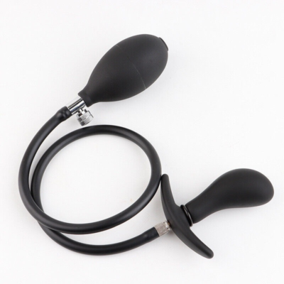 Geschirr Aufblasbar Silikon Plug Dilator Stopper Pumpe Stretcher Penisring  Paar | eBay