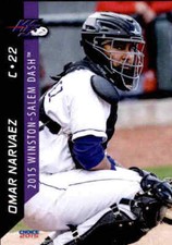 2015 Winston-Salem Dash Choice #16 Omar Narvaez Maracay Venezuela Baseball Card