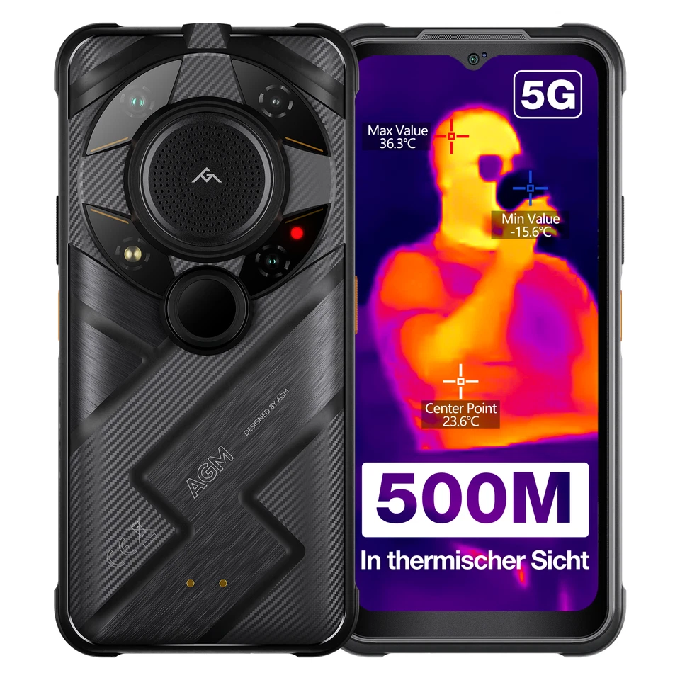 AGM G2 Guardian Ohne Vertrag Handy Outdoor Smartphone 500mWärmebildkamera 256GB - Bild 2 von 4