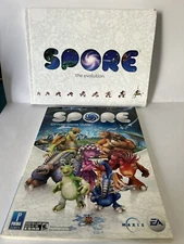 Spore Limited Edition Bundle Official Game Guide PC 2008 Prima EA Set Of 2