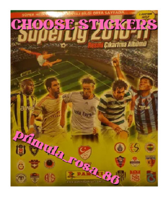 PANINI CHOOSE MISSING FIGURES SUPERLIG 2010-11 MANCOLISTA 223 - 409 P1 - P20