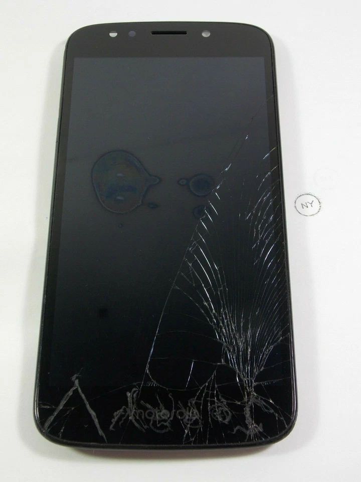 LCD y digitalizador agrietado táctil Motorola MOTO E5 Play XT1921-3 T-Mobile OEM #497 Foto 2 de 4