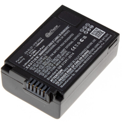7,6V Akku Li-Ion für Nikon EN-EL25 ENEL25 VFB12502 Z50 ZFC - 1280mAh