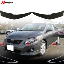 For 2009-2010 COROLLA 2 Piece Factory "S" Style Front Bumper Chins Lip Body Kit