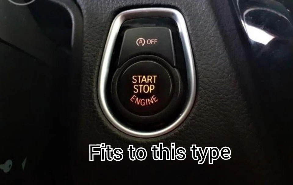 BMW F20 F21 F22 F23 F30 F32 F33 F34 START STOP PUSH BUTTON ENGINE RED CARBON - Image 3 of 3