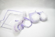 Conair Massaging Slippers Purple Size 12 -4 Girl's