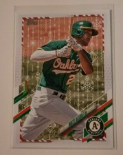2021 Topps Holiday MATT OLSON Base #HW104 Oakland Athletics