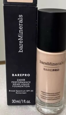 bareMinerals BarePro ASPEN 04 Performance Wear PRO Foundation Liquid 1oz NEW