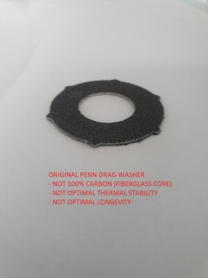 Penn Carbon Fiber Drag Washer – Fits Fierce, Pursuit, Sargus Reels (Size 2000-2500LL)