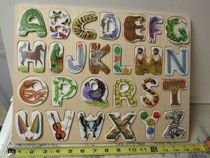 animal alphabet puzzle