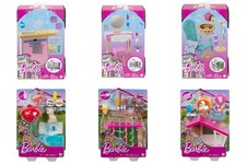 MATTEL BARBIE Estate Furniture Home  Garden Mini Playsets Assortment NEW Choose