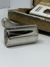 Vintage Gilette Aristocrat Rhodium Razor