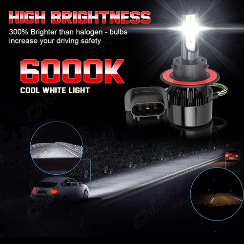 Kit combinado de 4 faros LED altos/bajos + faros antiniebla + para Mercury Mariner 2005-2011 - Imagen 6 de 24